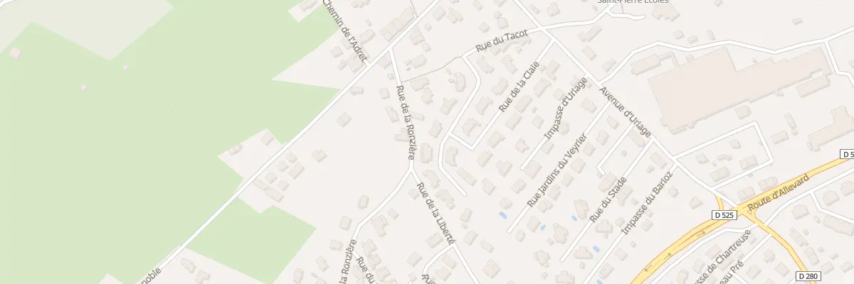 Plan du 21 Rue de la Claie à Crêts en Belledonne