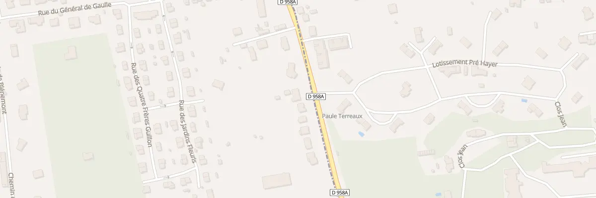 Plan du 8 Rue de Blénod à Maidières