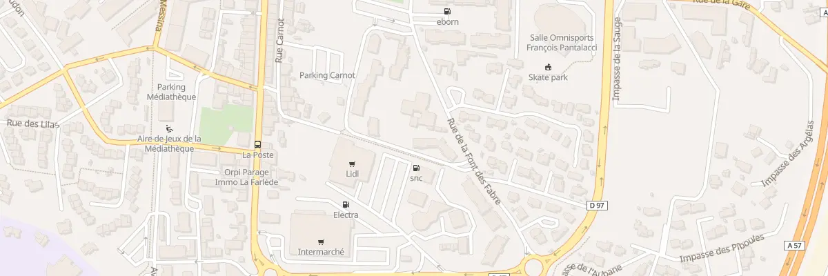 Plan du 248 Rue de la Font des Fabre à La Farlède