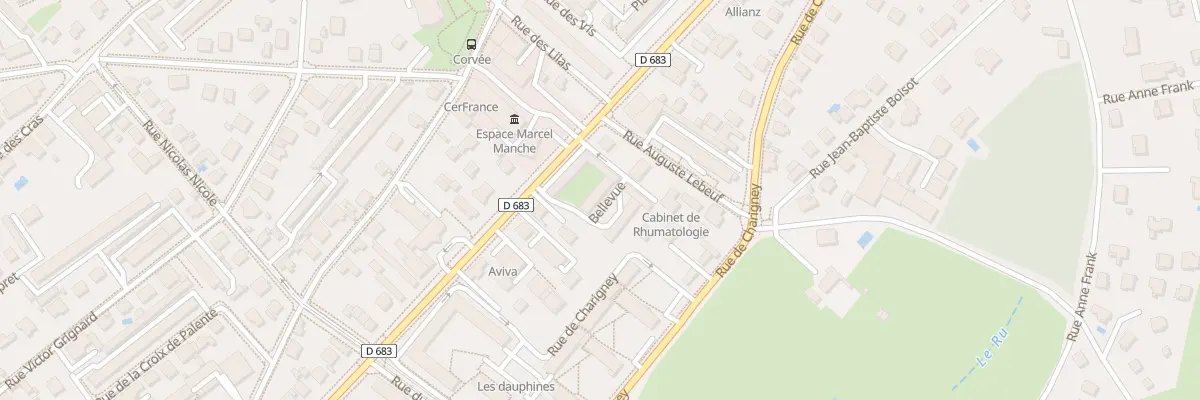 Plan du 144A Rue de Belfort à Besançon