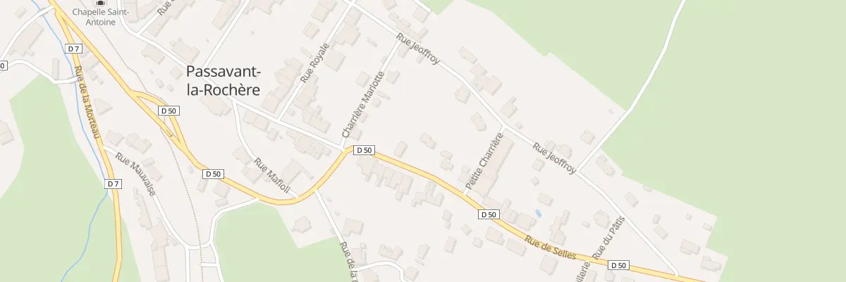 Plan du 5 Rue de Selles à Passavant-la-Rochère