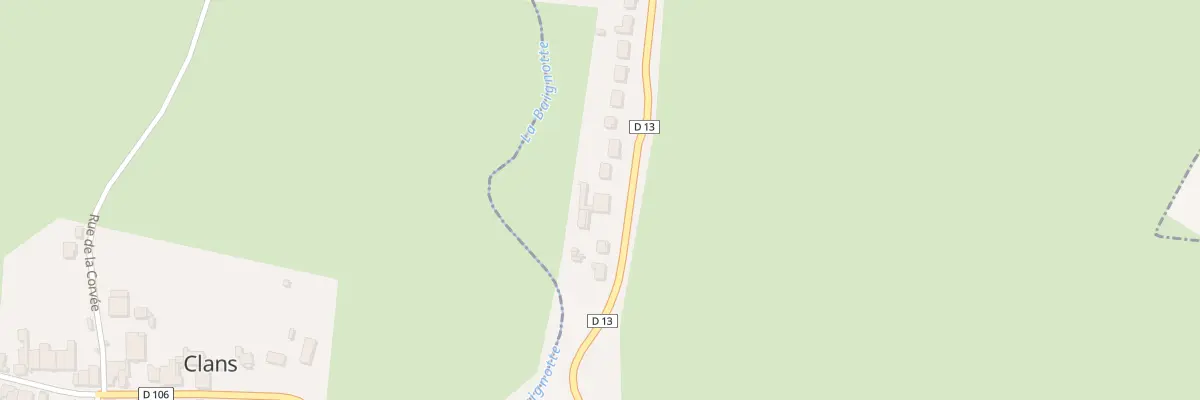 Plan de Patis de Velle à Velle-le-Châtel