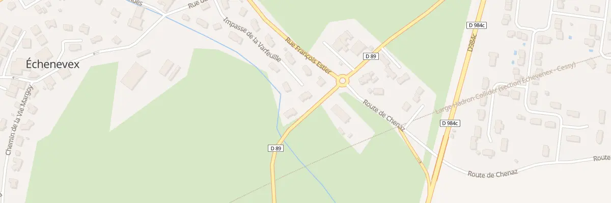 Plan du 584 Rue du Bourg à Échenevex