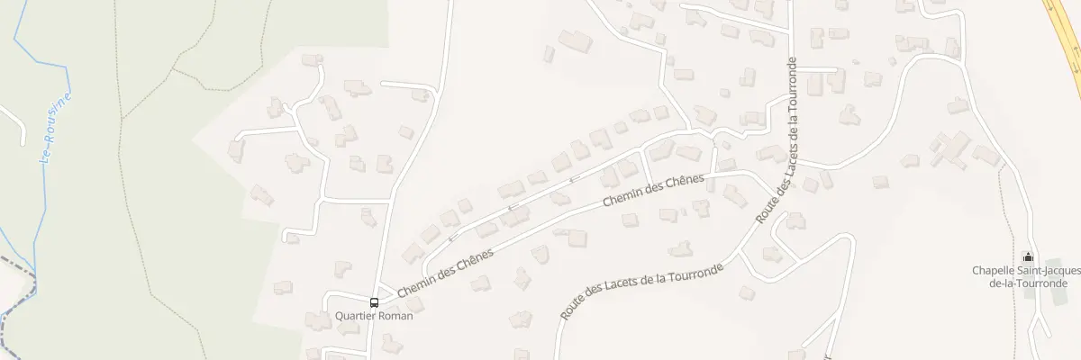 Plan du 8J Che des Chênes à Gap
