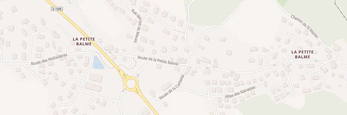 Plan du 195 Rte de la Petite Balme à Sillingy