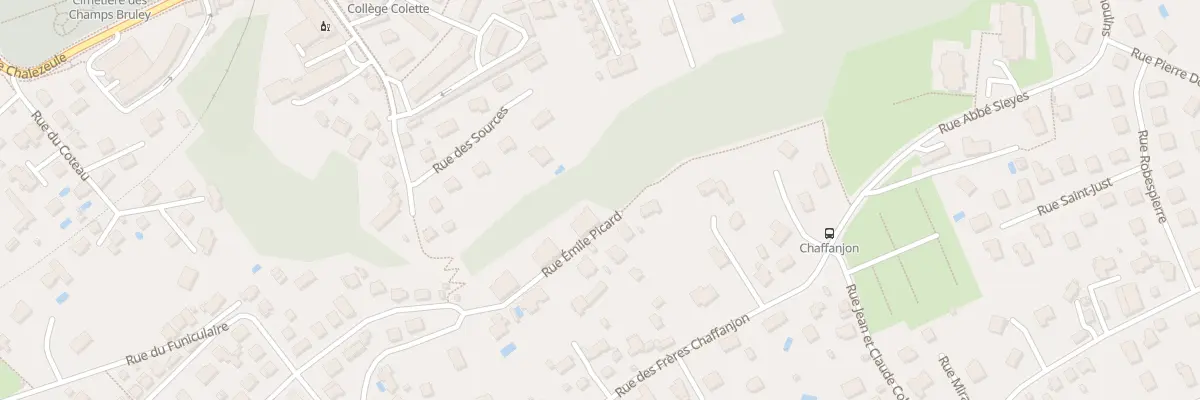 Plan du 77 Rue Emile Picard à Besançon