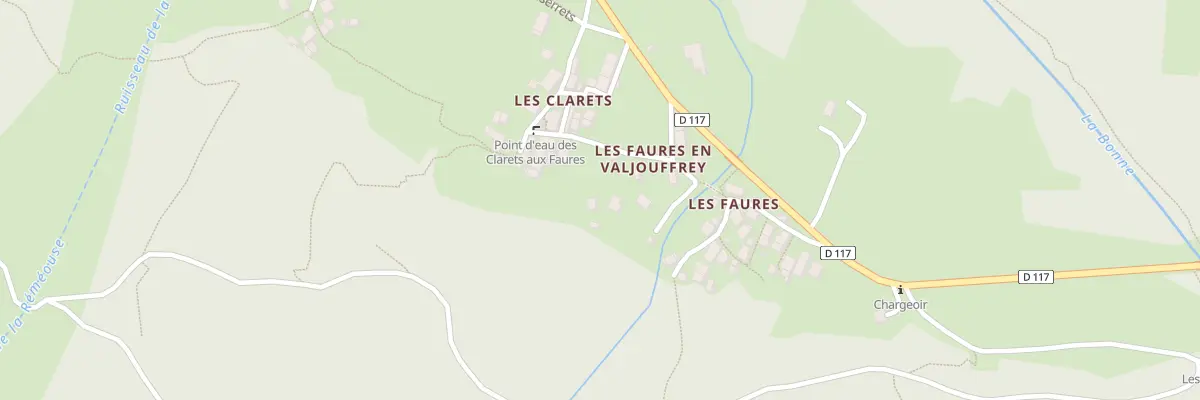 Plan du 188 Chem des Clarets à Valjouffrey