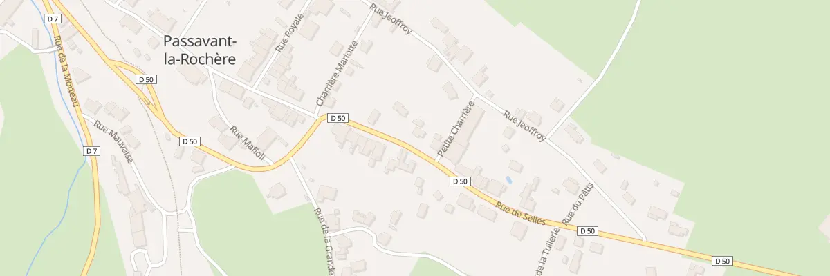 Plan du 7 Rue de Selles à Passavant-la-Rochère