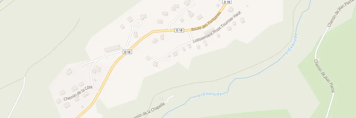 Plan du 51 Lot Prost Tournier Bas à Bellefontaine