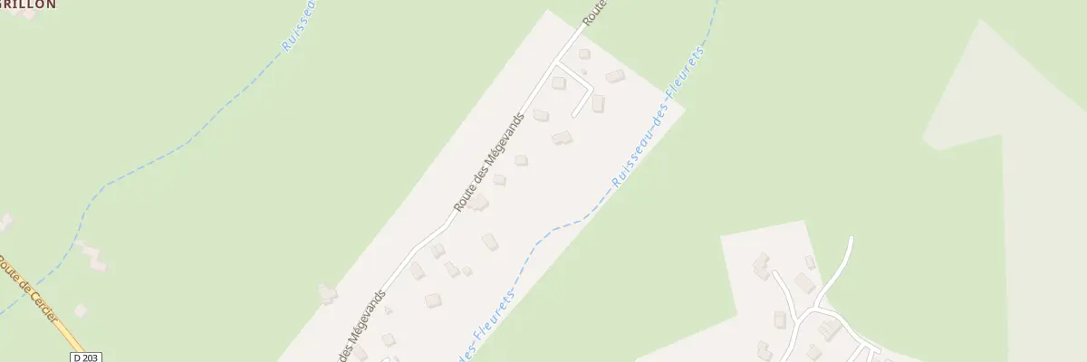 Plan du 480 Rte des Megevands à Choisy