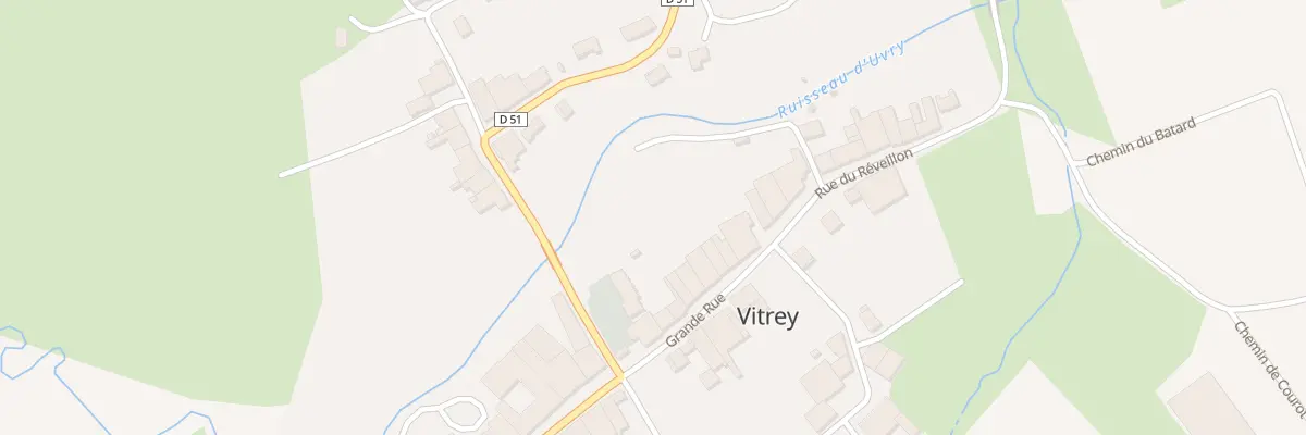 Plan du 9 Gr Grande Rue à Vitrey