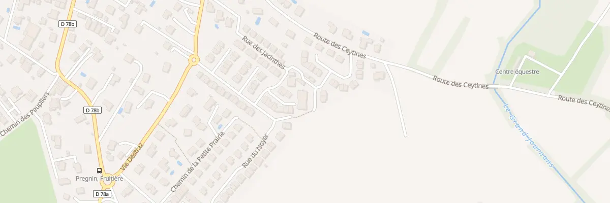 Plan du 210 Rue des Jacinthes à Saint-Genis-Pouilly