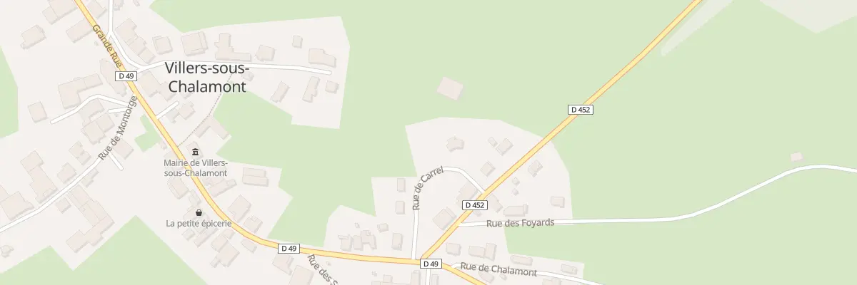 Plan du 3 Rue de Carrel à Villers-sous-Chalamont
