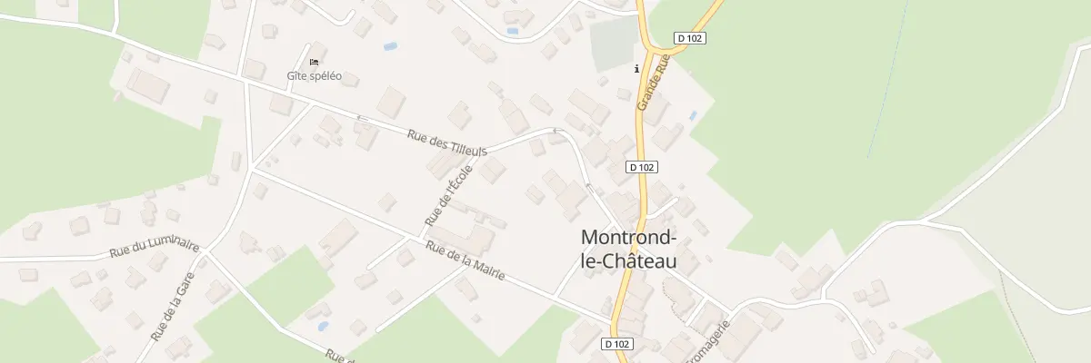 Plan du 5 Rue du Tilleul à Montrond-le-Château
