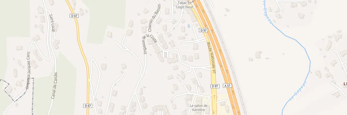 Plan du 9100 Res les Oliviers à Solliès-Ville