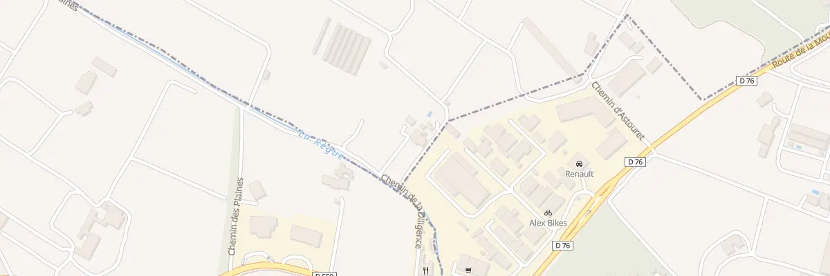 Plan de Che des Plaines à La Garde
