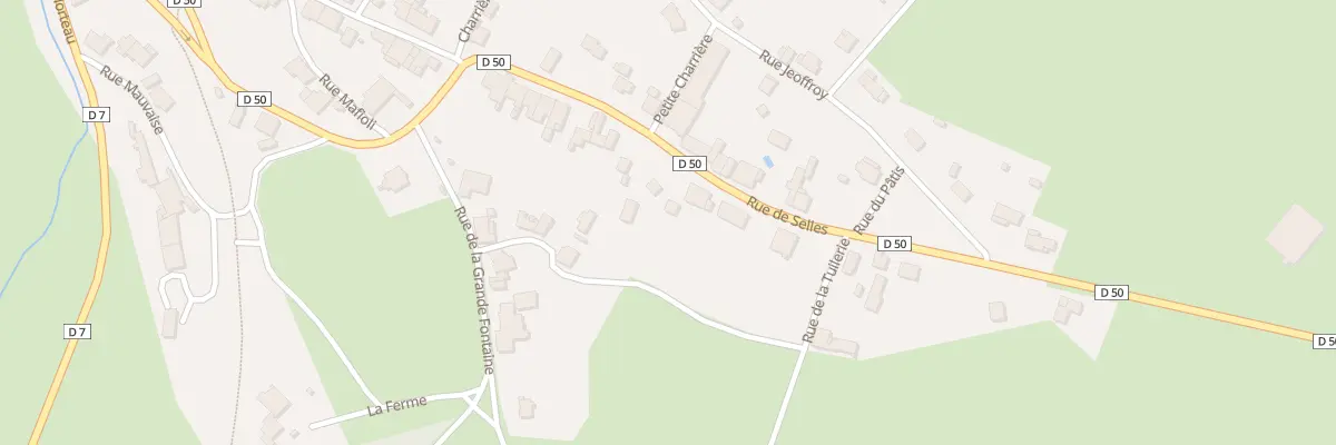 Plan du 28 Rue de Selles à Passavant-la-Rochère