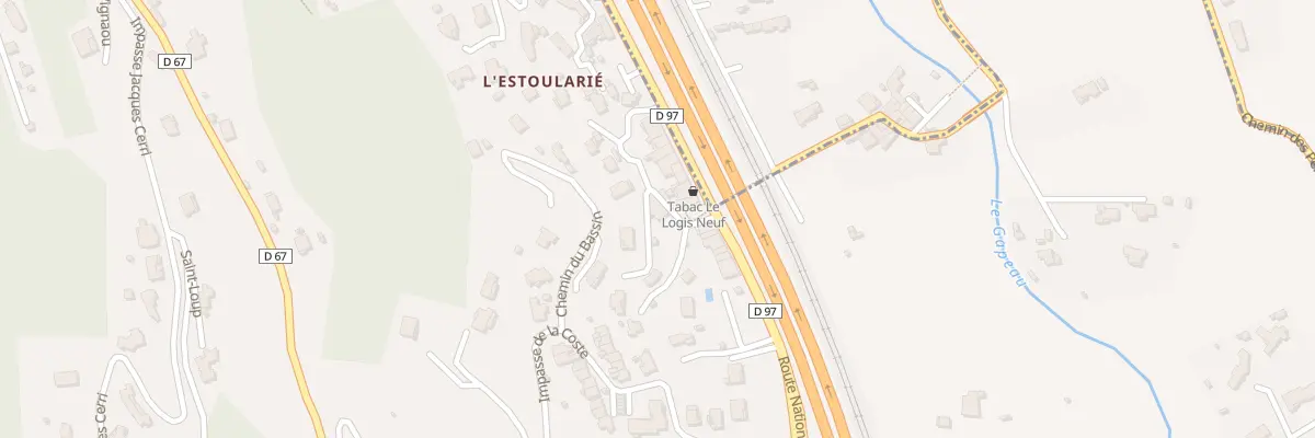 Plan du 9108 Le Logis Neuf à Solliès-Ville