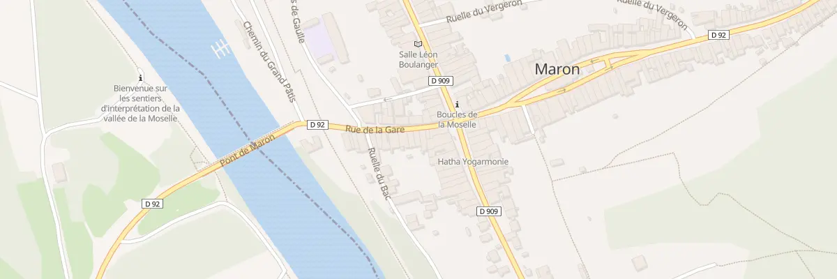Plan du 7 Rue de la Gare à Maron