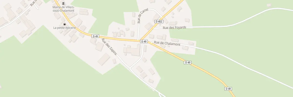 Plan du 1 Rue du Clos de l’Epine à Villers-sous-Chalamont