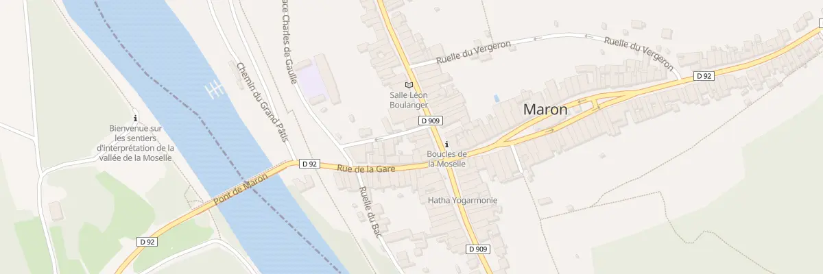 Plan du 1A Rle de la Gare à Maron