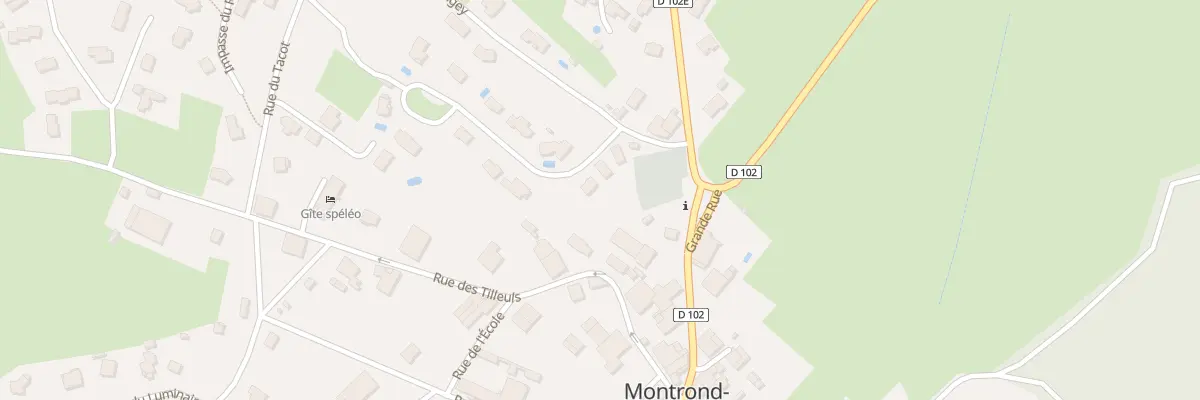 Plan du 1 Rue du Murier à Montrond-le-Château