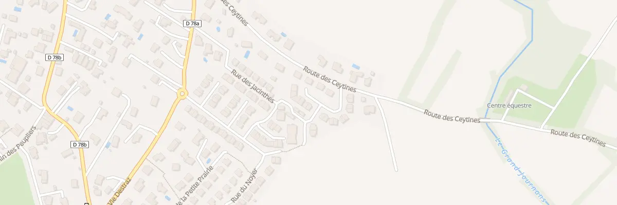 Plan du 294 Rue des Jacinthes à Saint-Genis-Pouilly