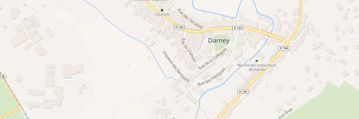 Plan du 14B Rue du Château à Darney