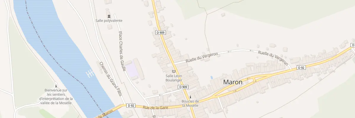 Plan du 24 Rue de Toul à Maron