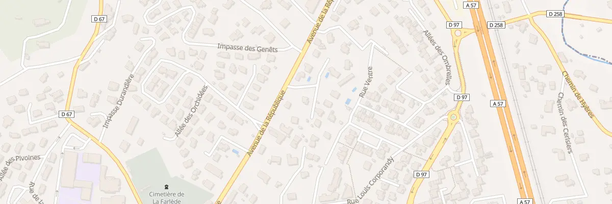 Plan du 11 Imp Ventre à La Farlède