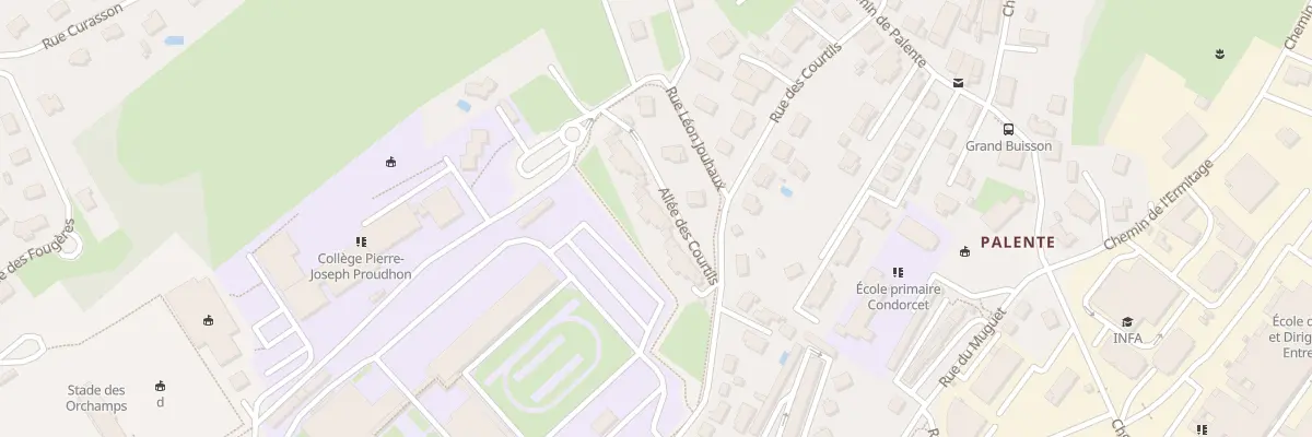 Plan du 9A Rue des Courtils à Besançon