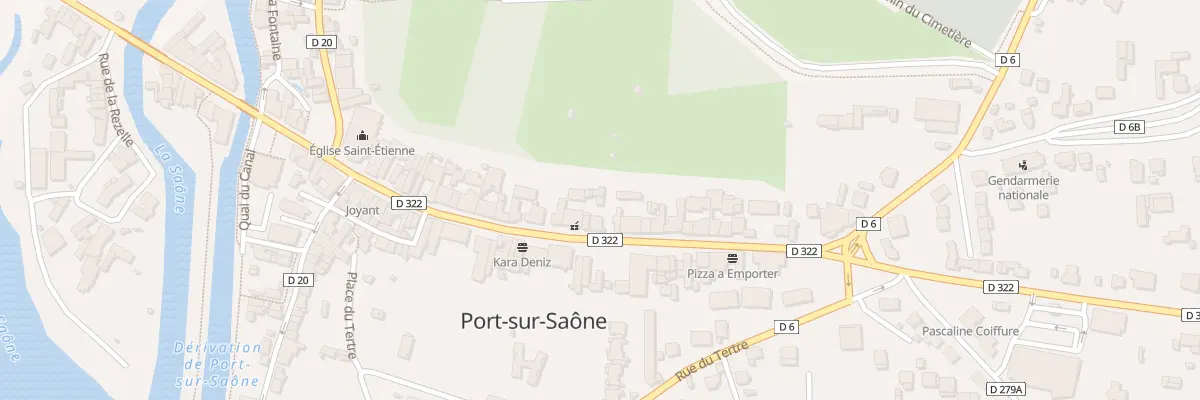 Plan du 54 Rue Francois Mitterrand à Port-sur-Saône