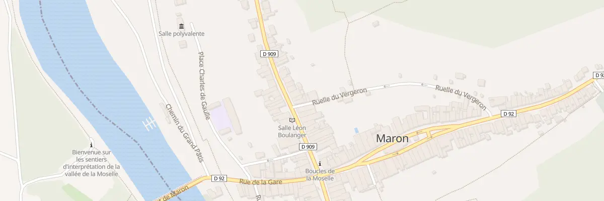 Plan du 1 Rle du Vergeron à Maron