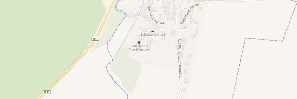 Plan du 3 Rue du Château à Velle-le-Châtel