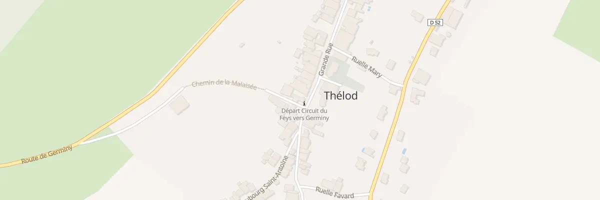 Plan du 59 Gr Grande Rue à Thélod