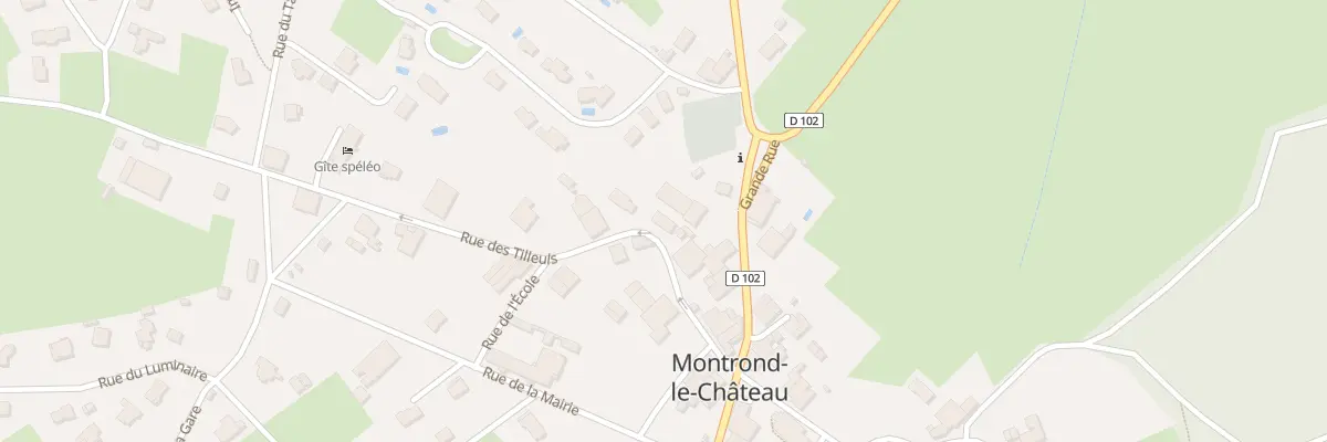 Plan du 6B Rue du Tilleul à Montrond-le-Château