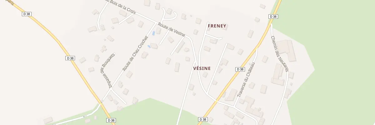 Plan du 162 Rte de Vesine à Chapeiry