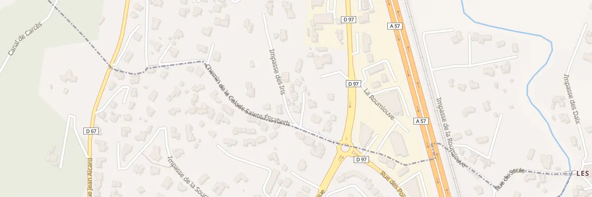 Plan du 5181 La Roumiouve Ouest à Solliès-Ville