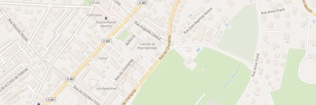 Plan du 15B Rue de Charigney à Besançon