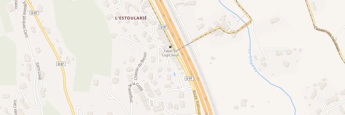 Plan du 629 Le Logis Neuf à Solliès-Ville