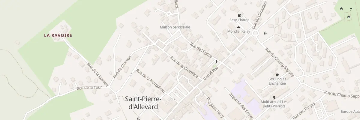 Plan du 80 Rue de la Charriere à Grenoble