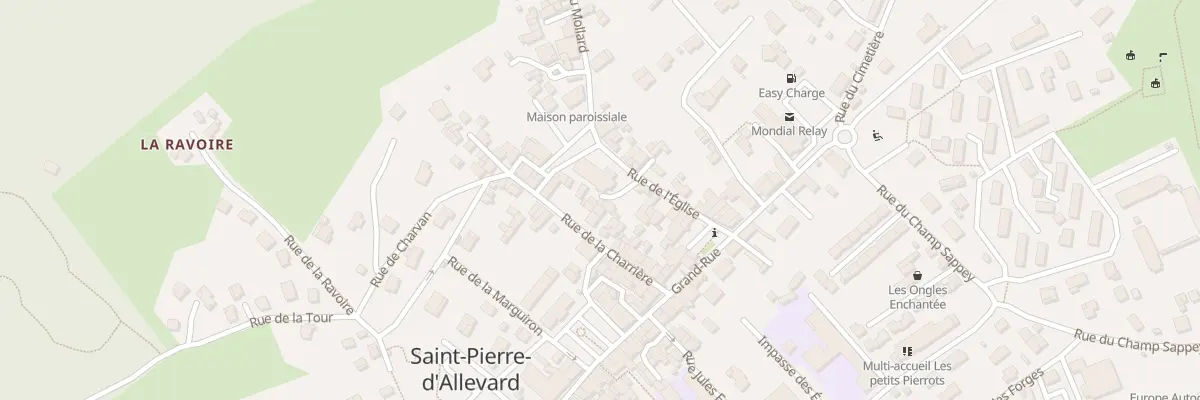 Plan du 35 Imp de l’Eglise à Crêts en Belledonne