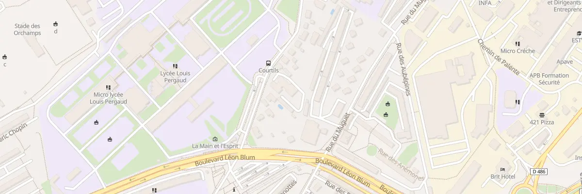 Plan du 10 Rue des Courtils à Besançon