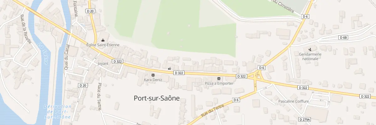 Plan du 58 Rue Francois Mitterrand à Port-sur-Saône