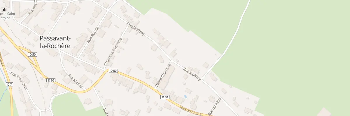 Plan du 21 Rue Jeoffroy à Passavant-la-Rochère