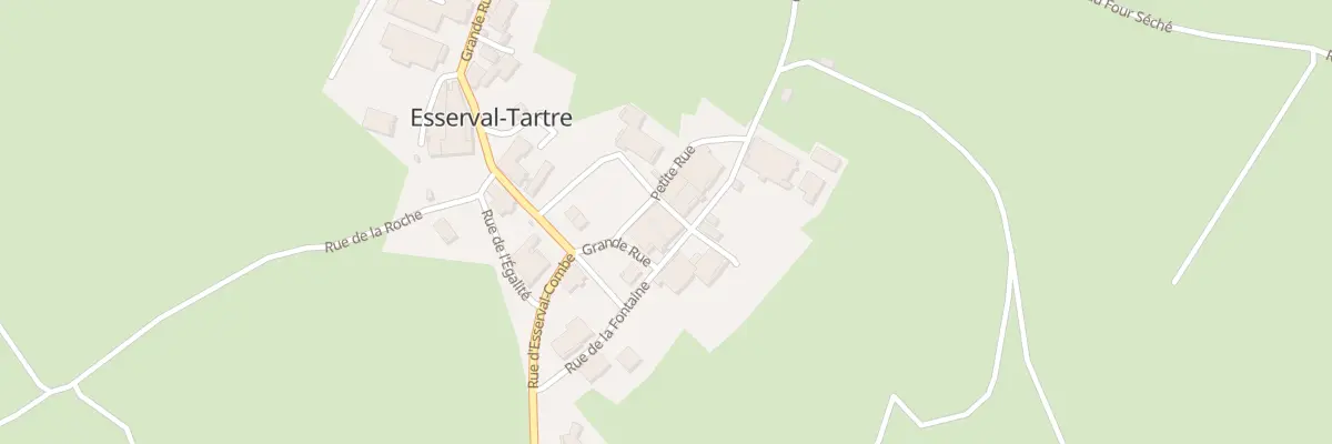 Plan du 5027 Au Village à Esserval-Tartre