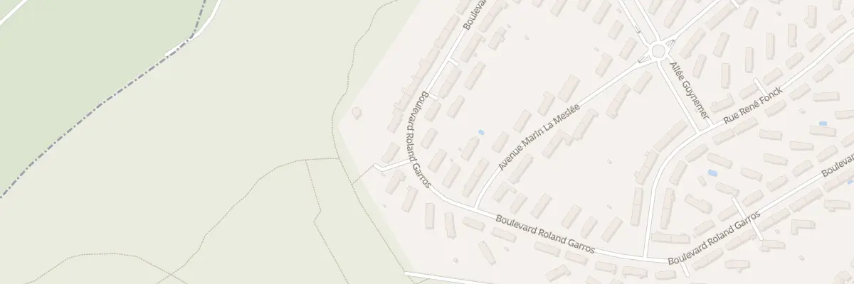 Plan du 321 Bd Roland Garros à Liverdun