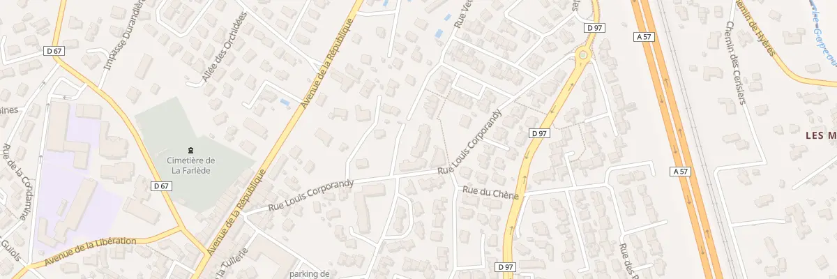 Plan du 199 Rue Louis Corporandy à La Farlède