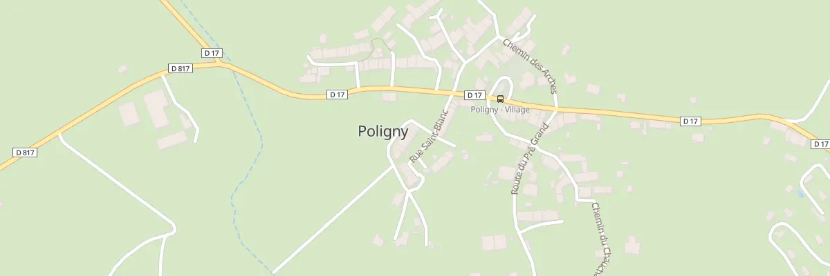 Plan du 5077 Le Village à Poligny
