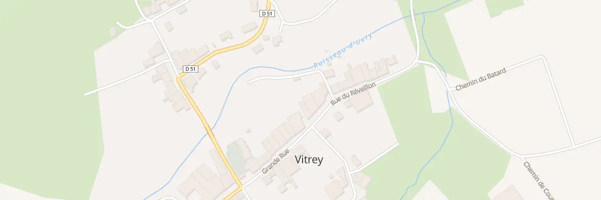 Plan du 1 Rue du Réveillon à Vitrey